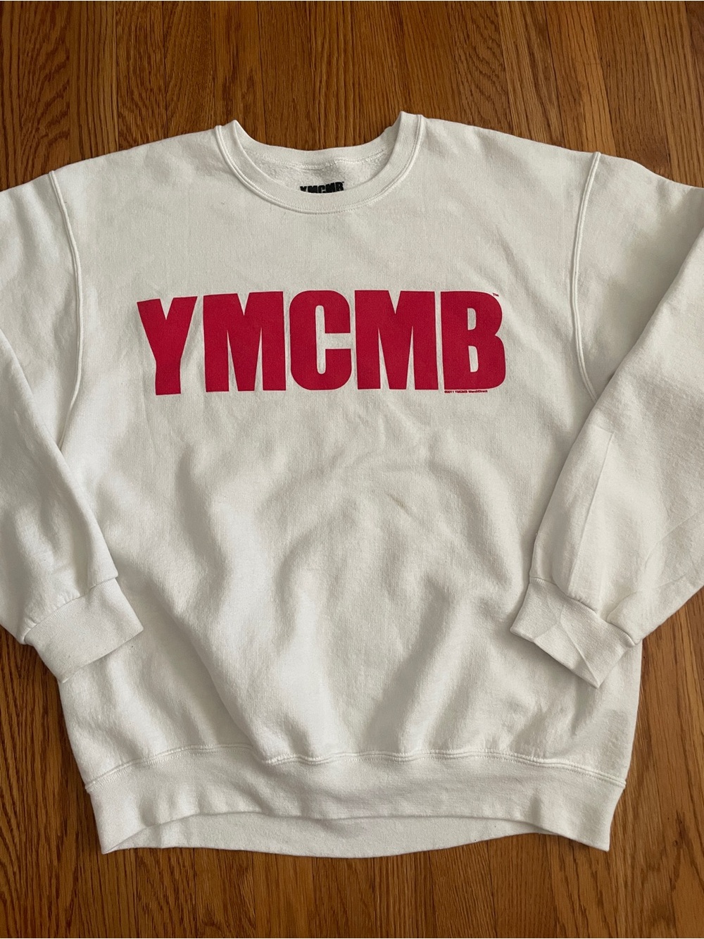 Lil Wayne YMCMB young money cash money white sweatshirt L